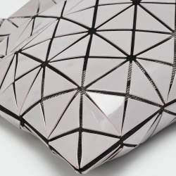 Pre Owned Issey Miyake Bao Bao Lilac PVC and Mesh Nylon Tote