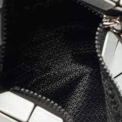 Pre Owned Issey Miyake Bao Bao Carton Grey PVC Shoulder Bag