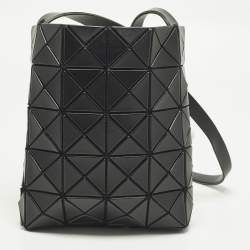 مملوكة مسبقًا Issey Miyake Bao Bao Black Faux Leather Crossbody Bag