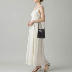 مملوكة مسبقًا Issey Miyake Bao Bao Black Faux Leather Crossbody Bag