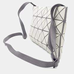 Pre Owned Issey Miyake Beige, Grey Nylon Bao Bao Crossbody Bag