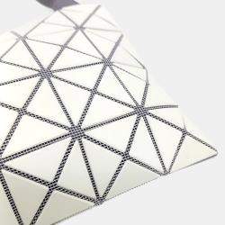 Pre Owned Issey Miyake Beige, Grey Nylon Bao Bao Crossbody Bag