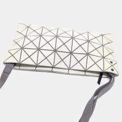 Pre Owned Issey Miyake Beige, Grey Nylon Bao Bao Crossbody Bag