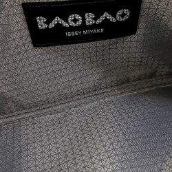 Pre Owned Issey Miyake Beige, Grey Nylon Bao Bao Crossbody Bag