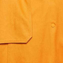 Ivy Park x Adidas Orange Gabardine Hooded Trench Coat L