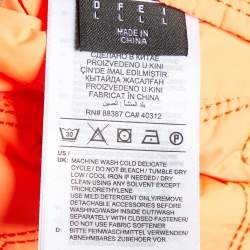 Ivy Park x Adidas Orange Gabardine Hooded Trench Coat L