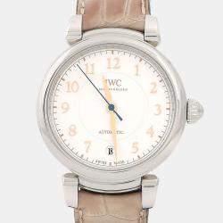 مملوكة مسبقًا ساعة يد رجالية أي دبليو سي دافنشي IW458307 أوتوماتيك ستانلس ستيل 36 مم