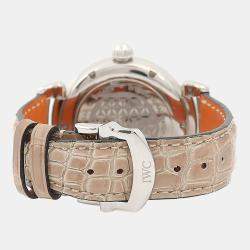 مملوكة مسبقًا ساعة يد رجالية أي دبليو سي دافنشي IW458307 أوتوماتيك ستانلس ستيل 36 مم