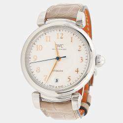 مملوكة مسبقًا ساعة يد رجالية أي دبليو سي دافنشي IW458307 أوتوماتيك ستانلس ستيل 36 مم