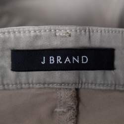 J Brand Stone Lyocell & Cotton Ankle Cuff Anja Pants M