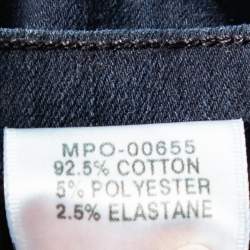 J Brand Navy Blue Denim Cropped Skinny Distressed Blue Mercy Jeans M