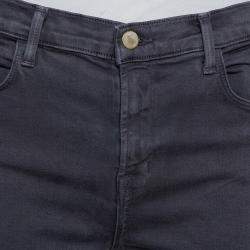 J Brand Dement Black Denim Distressed Alana Jeans M