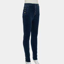 J Brand Navy Blue Denim High Waist Skinny Natasha Jeans M