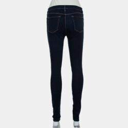 J Brand Navy Blue Denim Super Skinny Metropol Jeans M