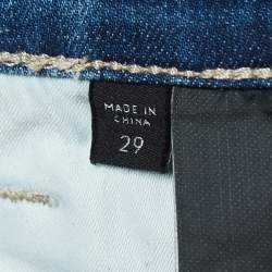 J Brand Blue Washed Denim Skinny Jeans M Waist 29"