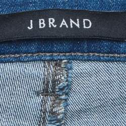 Pre Owned J Brand Blue Denim Super Skinny Jeans L Waist 31"