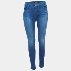 J Brand Blue Denim Super Skinny Jeans L Waist 31"