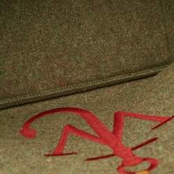 Pre Owned J.W.Anderson Green/Brown Felt and Leather Tote