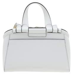 JW Anderson White Leather Rolo Chain Shoulder Bag