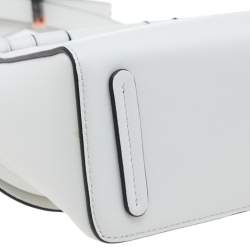 JW Anderson White Leather Rolo Chain Shoulder Bag