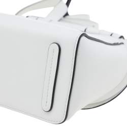JW Anderson White Leather Rolo Chain Shoulder Bag