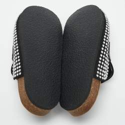 J.W.Anderson Black Crystals and Leather Mules Size 40