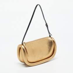 Pre Owned J.W.Anderson Gold Leather Bumper Baguette Bag