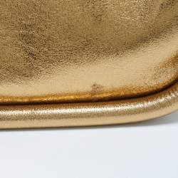 Pre Owned J.W.Anderson Gold Leather Bumper Baguette Bag