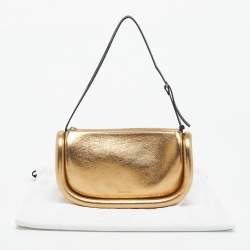 Pre Owned J.W.Anderson Gold Leather Bumper Baguette Bag