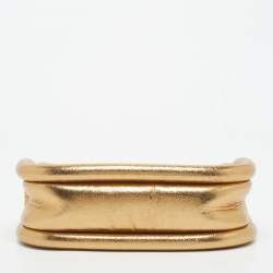 Pre Owned J.W.Anderson Gold Leather Bumper Baguette Bag