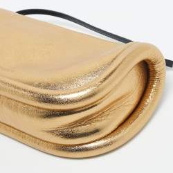 Pre Owned J.W.Anderson Gold Leather Bumper Baguette Bag