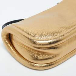 Pre Owned J.W.Anderson Gold Leather Bumper Baguette Bag