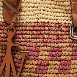 Pre Owned حقيبة J.W أندرسون توت رافيا متعددة الألوان صغيرة حزام