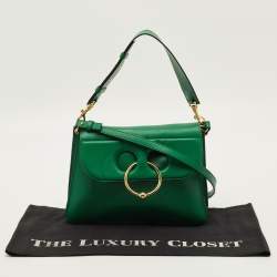 مملوكة مسبقًا J.W.Anderson Pierce Medium Green Leather Shoulder Bag