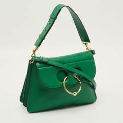 مملوكة مسبقًا J.W.Anderson Pierce Medium Green Leather Shoulder Bag
