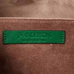 مملوكة مسبقًا J.W.Anderson Pierce Medium Green Leather Shoulder Bag