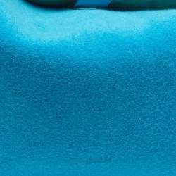 Pre Owned J.W.Anderson Light Blue Terry Cloth Chain Hobo