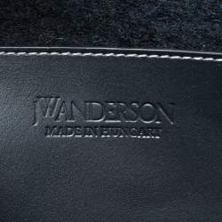 Pre Owned J.W.Anderson Belt Green/Black Felt and Leather Tote