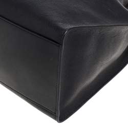 Pre Owned J.W. Anderson Black Leather Drawstring Bucket Bag