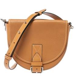J.W.Anderson Caramel Brown Leather Bike Shoulder Bag