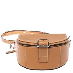 J.W.Anderson Caramel Brown Leather Bike Shoulder Bag