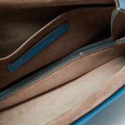 J.W.Anderson Blue Leather Pierce Shoulder Bag
