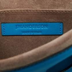 J.W.Anderson Blue Leather Pierce Shoulder Bag