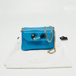 J.W.Anderson Blue Leather Pierce Shoulder Bag