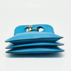 J.W.Anderson Blue Leather Pierce Shoulder Bag