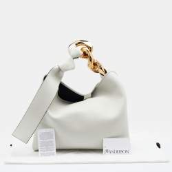 J.W.Anderson Off White Leather Small Chain Hobo
