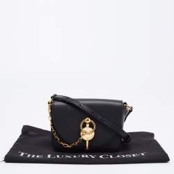 J.W.Anderson Black Leather Nano Keys Crossbody Bag 