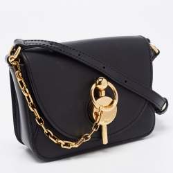 J.W.Anderson Black Leather Nano Keys Crossbody Bag 