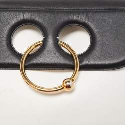 J.W.Anderson White/Black Leather Pierce Bag