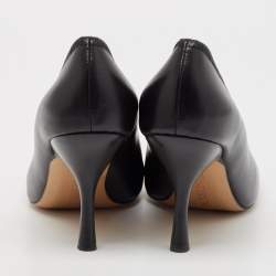J..W. Anderson Black Leather Chain Pumps Size 38.5 
